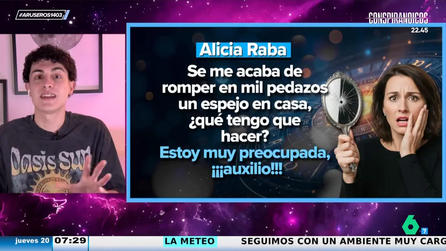 Jabifus, astrólogo de Aruser@s, responde a los espectadores: "¿Qué hago si se me ha roto un espejo?" Jabifus, astrólogo de Aruser@s, responde a los espectadores: "¿Qué hago si se me ha roto un espejo?"
