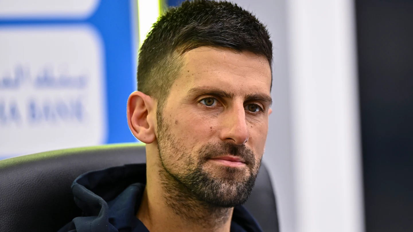 Novak Djokovic en Doha Novak Djokovic en Doha