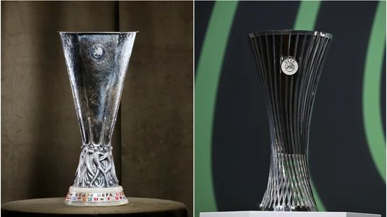 Trofeos de Europa League y Conference Trofeos de Europa League y Conference