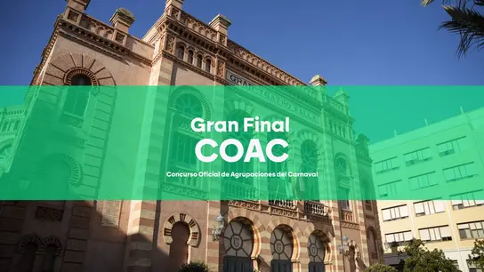 El COAC 2025 llega a su fin con la Gran Final, que se celebran en el Gran Teatro Falla de Cádiz El COAC 2025 llega a su fin con la Gran Final, que se celebran en el Gran Teatro Falla de Cádiz