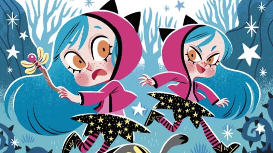 Detalle de la cubierta de Anna Kadabra 15. La noche de la impostora', de Pedro Ma&ntilde;as y David Sierra List&oacute;n