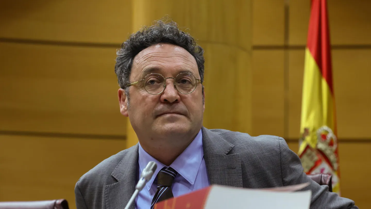 El fiscal general del Estado, Álvaro García Ortiz, en su comparecencia ante el Senado. El fiscal general del Estado, Álvaro García Ortiz, en su comparecencia ante el Senado.