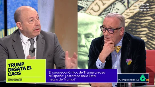 Gonzalo Bernardos desmonta en dos minutos la política económica de Donald Trump: "Es un auténtico suicidio" Gonzalo Bernardos analiza en este vídeo las consecuencias para Estados Unidos de las políticas de aranceles de Trump, que según él traerán a este país inflación, subidas de tipos de interés y una recesión "de aquí a dos o tres años".