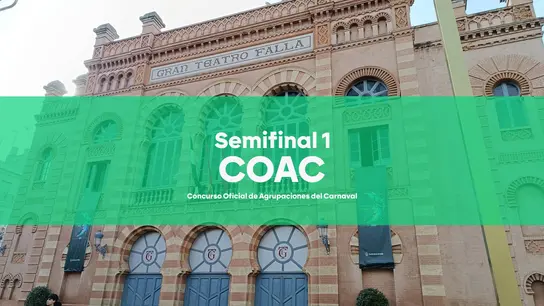 COAC 2025 | Orden de actuación de la semifinal 1 del Concurso del Carnaval de Cádiz COAC 2025 | Orden de actuación de la semifinal 1 del Concurso del Carnaval de Cádiz