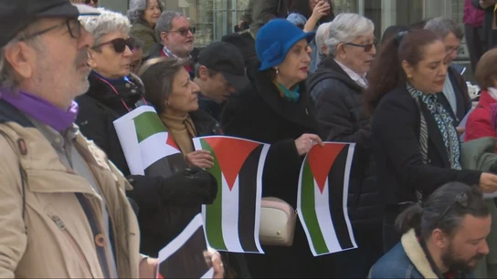 Concentración por la paz en Palestina Concentración por la paz en Palestina