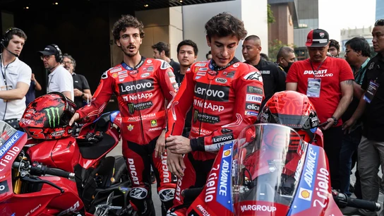 Pecco Bagnaia y Marc Márquez Pecco Bagnaia y Marc Márquez