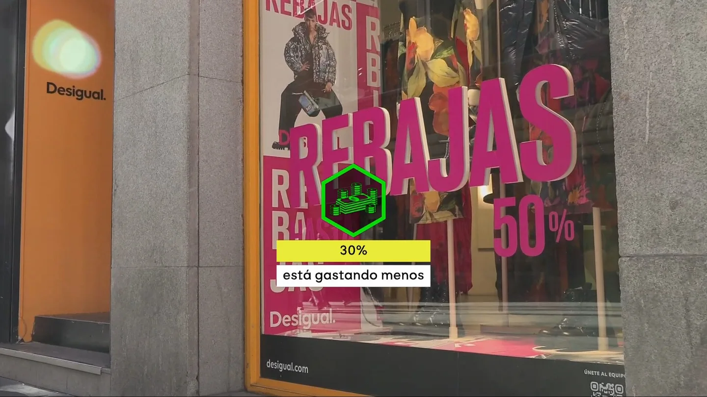 Menos compradores y mucho menos gasto: la venta de ropa cae en picado en las rebajas de invierno Menos compradores y mucho menos gasto: la venta de ropa cae en picado en las rebajas de invierno