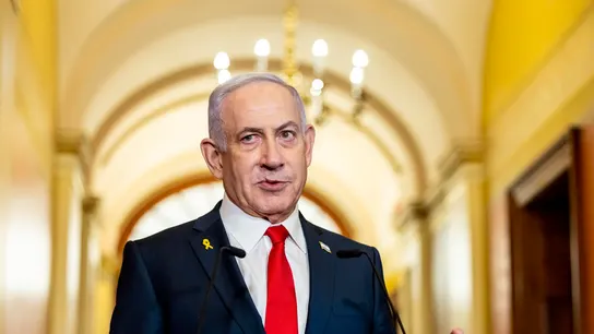 Benjamin Netanyahu, en un acto Benjamin Netanyahu, en un acto