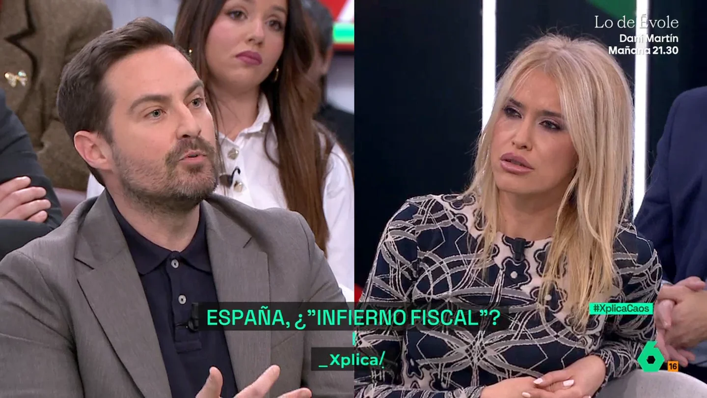 XPLICA Afra Blanco, a un empresario que se ha mudado a Andorra para pagar menos impuestos: "Tú que antes eras policía, ¿con qué se pagaba tu sueldo?" XPLICA Afra Blanco, a un empresario que se ha mudado a Andorra para pagar menos impuestos: "Tú que antes eras policía, ¿con qué se pagaba tu sueldo?"