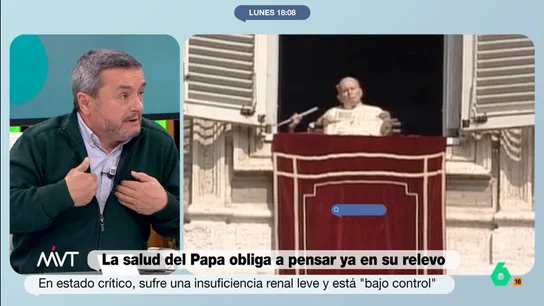 La reacción de Chema Crespo tras ver las últimas imágenes de Juan Pablo II: "Me parece una crueldad" La reacción de Chema Crespo tras ver las últimas imágenes de Juan Pablo II: "Me parece una crueldad"