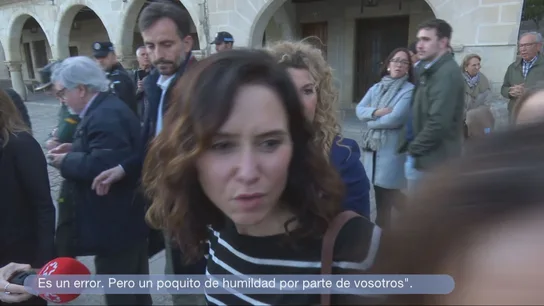 Ayuso insiste en su mentira Ayuso insiste en su mentira