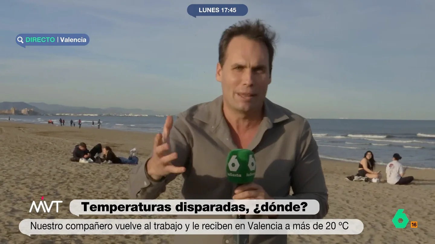 El piropo a MVT de Pedro Martín tras volver de su baja por paternidad "La temperatura más cálida me la habéis dado vosotros con este recibimiento", comenta el reportero de MVT Pedro Martín, tras volver al programa después de su baja por paternidad. "Felicidades por todo", le felicita Cristina Pardo.