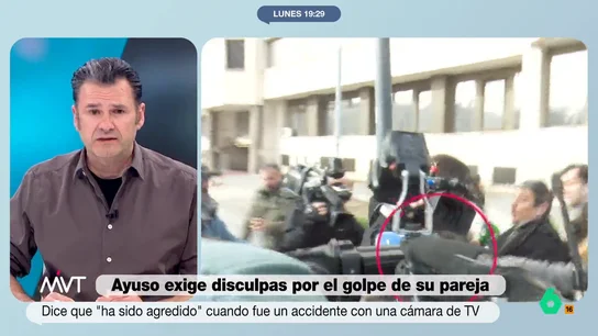 Iñaki López responde a Ayuso recordando el empujón de MAR a Andrea Ropero: "Nadie pidió disculpas" Iñaki López responde a Ayuso recordando el empujón de MAR a Andrea Ropero: "Nadie pidió disculpas"