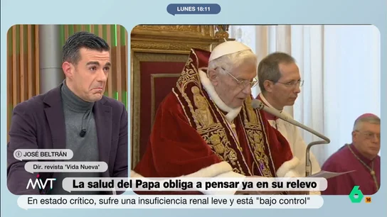 La teoría de José Beltrán sobre la renuncia de Benedicto XVI: "Se sintió sin fuerzas para gobernar la Iglesia" La teoría de José Beltrán sobre la renuncia de Benedicto XVI: "Se sintió sin fuerzas para gobernar la Iglesia"