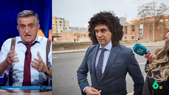 Wyoming 'recomienda' una peluca afro al novio de Ayuso tras su golpe con una cámara de laSexta "Si ya era difícil ver declarar a González Amador, igual después de esto no vuelve a aparecer", afirma Wyoming en este vídeo donde reacciona al golpe accidental del novio de Ayuso con un cámara de laSexta.