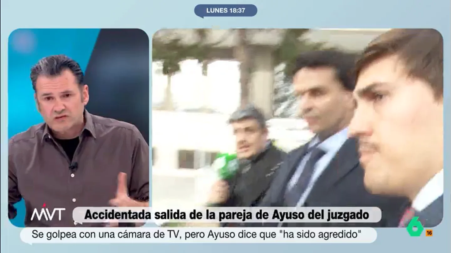 Iñaki López recuerda el pelotazo que Almeida pegó a un periodista con un balón de rugby: "Penalti para el Real Madrid" Tras el golpe accidental de Alberto González Amador con un cámara de laSexta, Conchi Gil recuerda otros accidentes y golpes fortuitos que tienen a varios políticos como protagonistas.