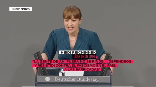 "A las barricadas", el discurso que cambió la izquierda alemana y la catapultó a 64 escaños "A las barricadas", el discurso que cambió la izquierda alemana y la catapultó a 64 escaños