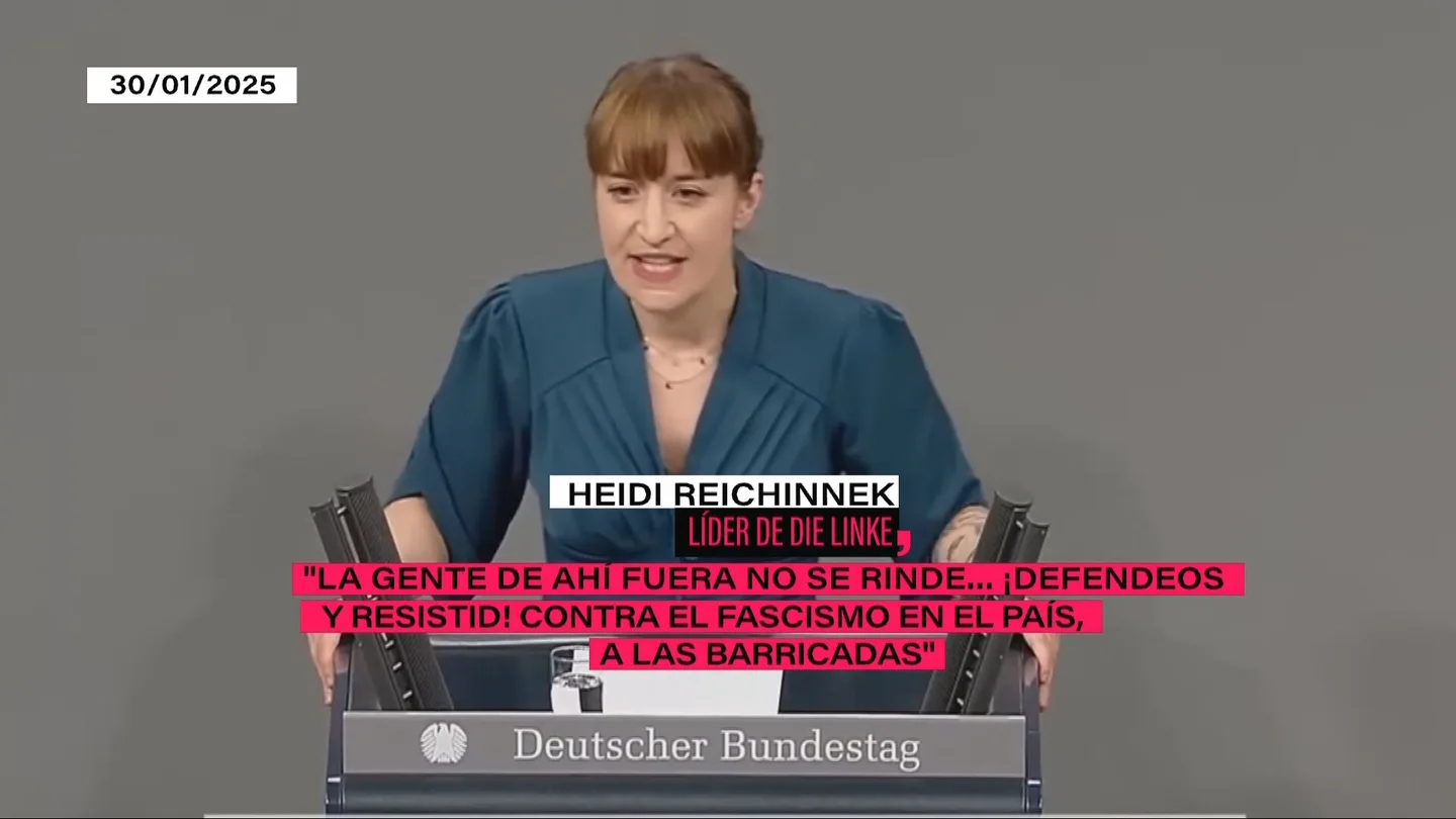 "A las barricadas", el discurso que cambió la izquierda alemana y la catapultó a 64 escaños "A las barricadas", el discurso que cambió la izquierda alemana y la catapultó a 64 escaños