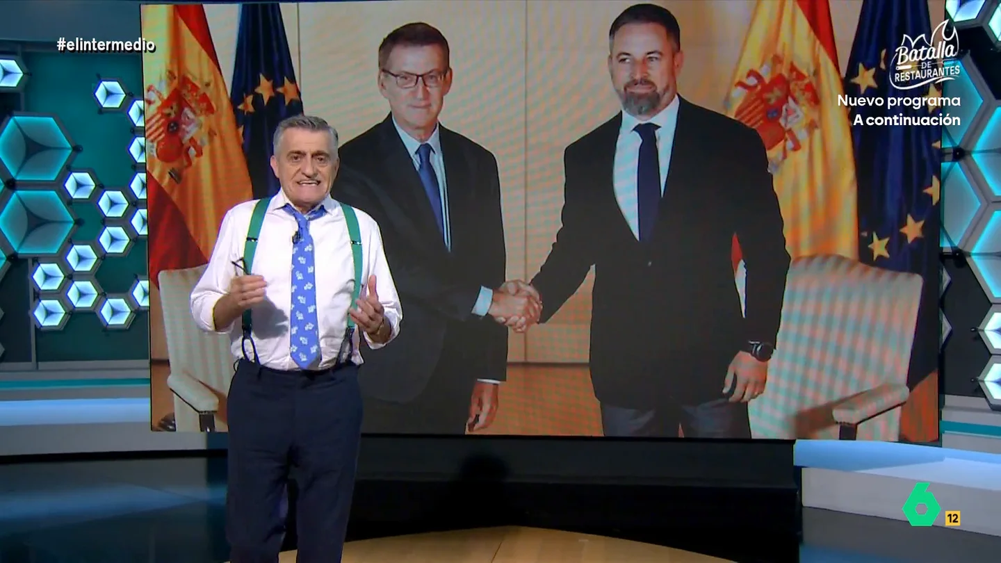"Son un residuo que ahora les molesta": la crítica de Wyoming al PP por su postura hacia Vox "Son un residuo que ahora les molesta": la crítica de Wyoming al PP por su postura hacia Vox