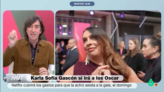 Benjamín Prado, sobre Karla Sofía Gascón: "Es como si descubrimos que Miguel Ángel mató a alguien y borramos la Capilla Sixtina" "Sus mensajes eran bastante lamentables, pero su carrera profesional es otra cosa y además es una actrizona", afirma Benjamín Prado en este vídeo tras conocerse que Karla Sofía Gascón irá finalmente a los Oscars.
