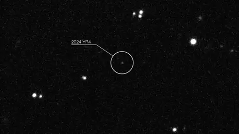 Asteroide 2024 YR4 Asteroide 2024 YR4