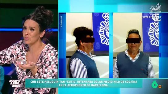 Cristina Pedroche admite que siente pena por los narcos que esconden droga en la peluca "Ellos se ven obligados a hacer eso, porque estará pasando penurias y se habrá visto en esas", comenta Cristina Pedroche sobre los dos casos de narcos interceptados por la Policía con cocaína en pelucas.