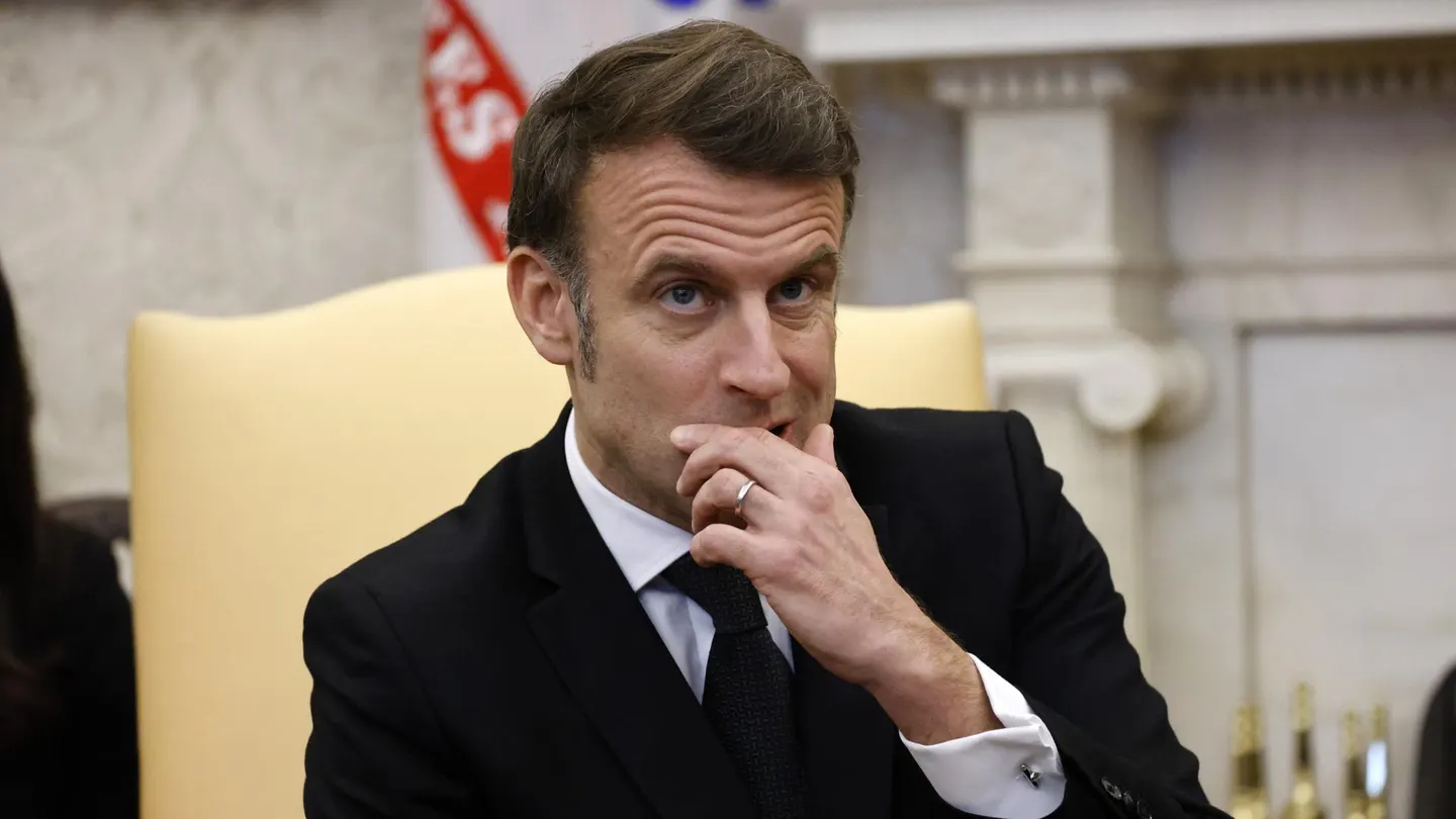 El presidente francés, Emmanuel Macron, en la Casa Blanca El presidente francés, Emmanuel Macron, en la Casa Blanca
