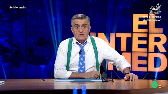 Wyoming, sobre la posible investigación contra Miguel Ángel Rodríguez: "Vaya, el que acusaba al fiscal general..." El presentador de El Intermedio afirma que es irónico que se acuse al jefe de gabinete de Ayuso de filtrar información cuando él "acusaba al fiscal general de filtrar información por ser investigado".