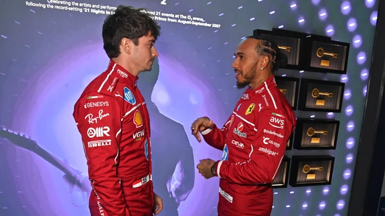 Leclerc y Hamilton Leclerc y Hamilton