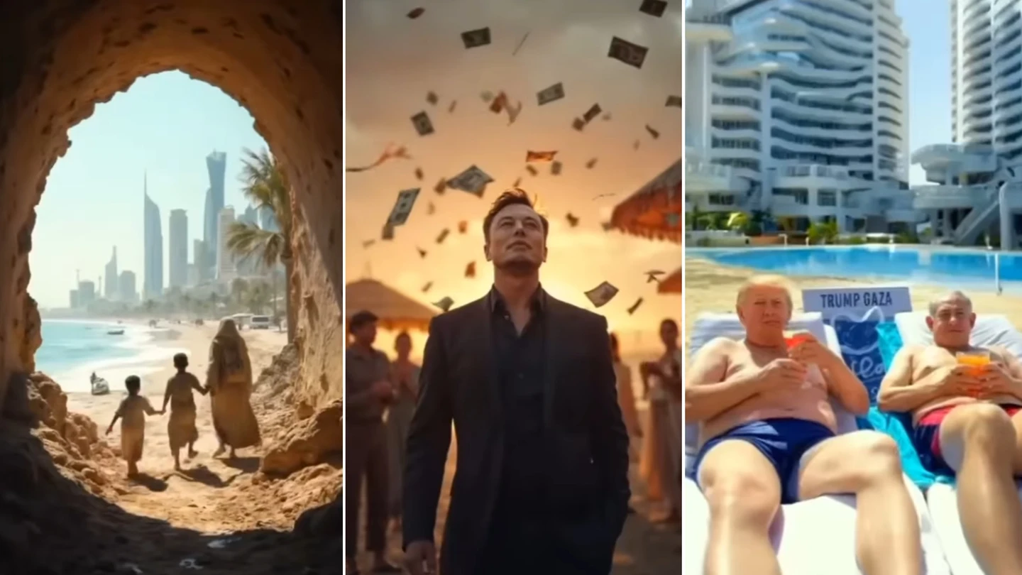 Fotogramas del vídeo compartido por Donald Trump. Fotogramas del vídeo compartido por Donald Trump.