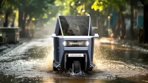 Podría cambiar una mítica foto para siempre: así es el nuevo tuk tuk eléctrico de Hyundai Hyundai Tuk-Tuk