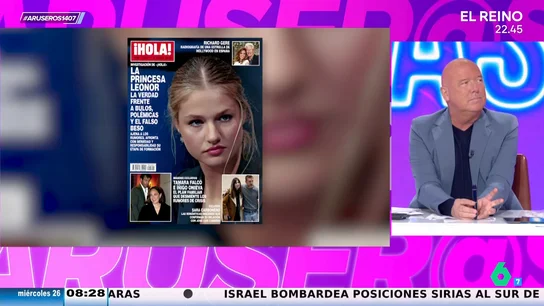 Alfonso Arús, del supuesto beso de Leonor con un chico: "Me decepcionaría que no pudiera esperar a un lugar privado" Alfonso Arús, del supuesto beso de Leonor con un chico: "Me decepcionaría que no pudiera esperar a un lugar privado"