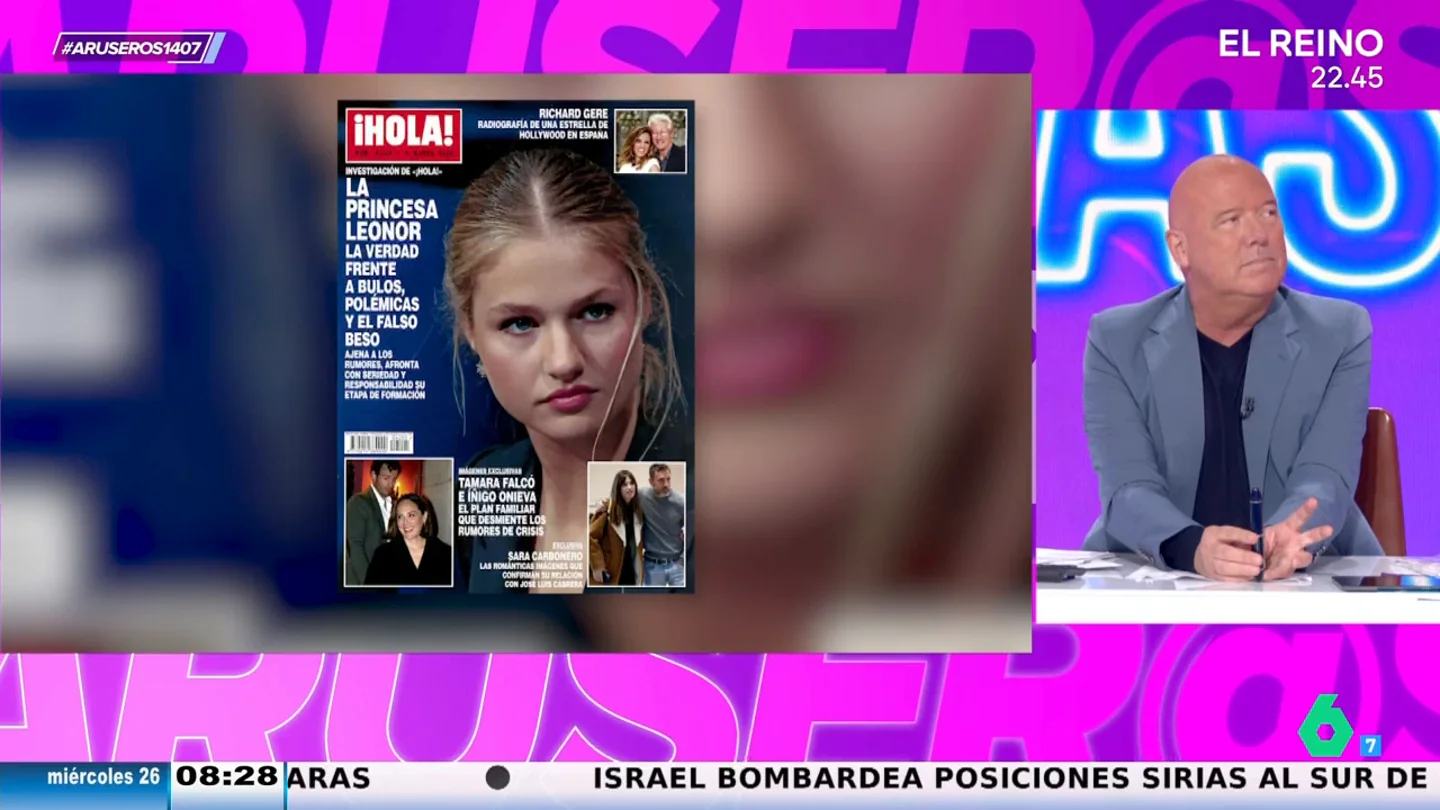 Alfonso Arús, del supuesto beso de Leonor con un chico: "Me decepcionaría que no pudiera esperar a un lugar privado" Alfonso Arús, del supuesto beso de Leonor con un chico: "Me decepcionaría que no pudiera esperar a un lugar privado"