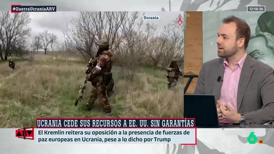 Yago Rodríguez, sobre las negociaciones de paz entre Ucrania y Rusia: "Para cerrar la brecha entre ambos, se necesita una fuerza que no sea europea" Yago Rodríguez, sobre las negociaciones de paz entre Ucrania y Rusia: "Para cerrar la brecha entre ambos, se necesita una fuerza que no sea europea"