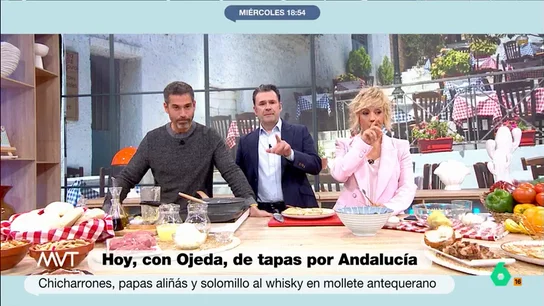 Iñaki López, tras probar el solomillo al whisky de Pablo Ojeda: "Le mandas un táper con esto al papa y lo convoca Luis de la Fuente" Iñaki López, tras probar el solomillo al whisky de Pablo Ojeda: "Le mandas un táper con esto al papa y lo convoca Luis de la Fuente"