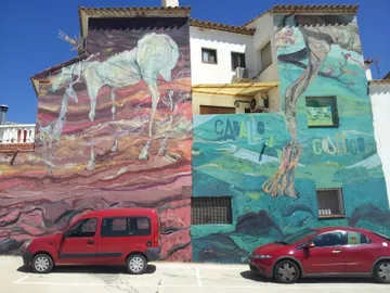 Mural de arte urbano en Fanzara, Castellón Mural de arte urbano en Fanzara, Castellón