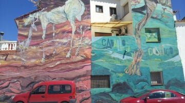 Mural de arte urbano en Fanzara, Castellón