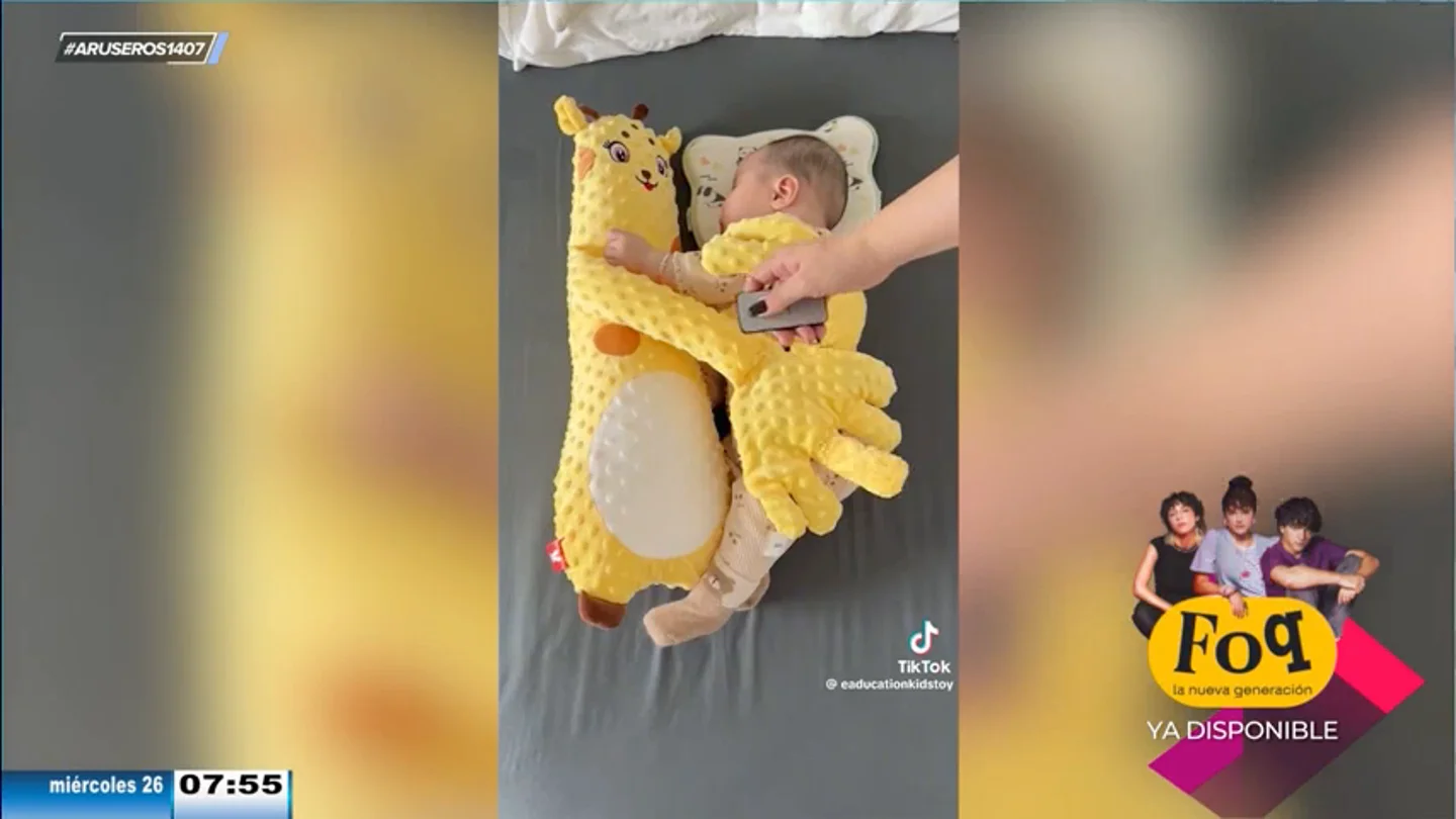 Así es el peluche viral que simula palmaditas para que el bebé duerma plácidamente toda la noche Así es el peluche viral que simula palmaditas para que el bebé duerma plácidamente toda la noche