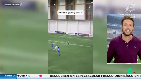 Celebra antes de tiempo en un partido de fútbol 7 y hace el ridículo: "A ver quién le dice que no ha sido gol..." Celebra antes de tiempo en un partido de fútbol 7 y hace el ridículo: "A ver quién le dice que no ha sido gol..."