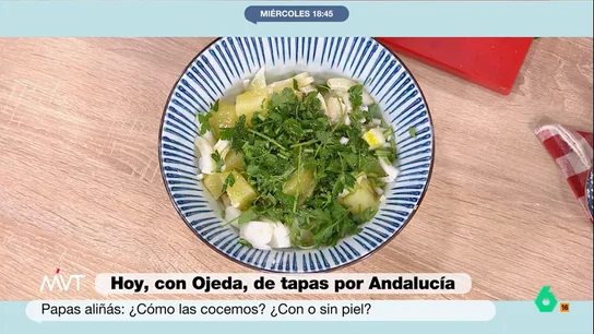 La receta de papas aliñás de Pablo Ojeda para celebrar el Día de Andalucía La receta de papas aliñás de Pablo Ojeda para celebrar el Día de Andalucía