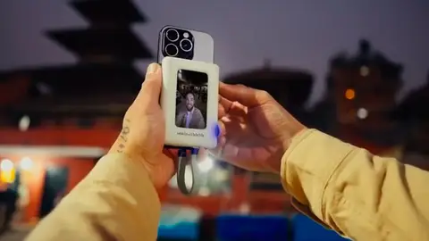 Haciendo un selfie Haciendo un selfie