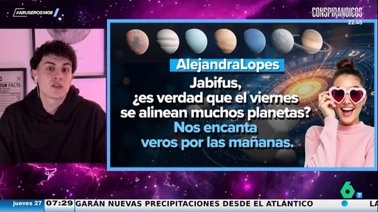 Jabifus explica la alineación planetaria que tendrá lugar este 28 de febrero: renacimiento, cambios y sorpresas Jabifus explica la alineación planetaria que tendrá lugar este 28 de febrero: renacimiento, cambios y sorpresas