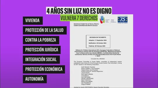 Más de 1.600 días de oscuridad: Europa exige a España solucionar la crisis energética en la Cañada Real (Madrid) Más de 1.600 días de oscuridad: Europa exige a España solucionar la crisis energética en la Cañada Real (Madrid)