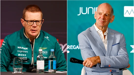 Andy Cowell y Adrian Newey Andy Cowell y Adrian Newey
