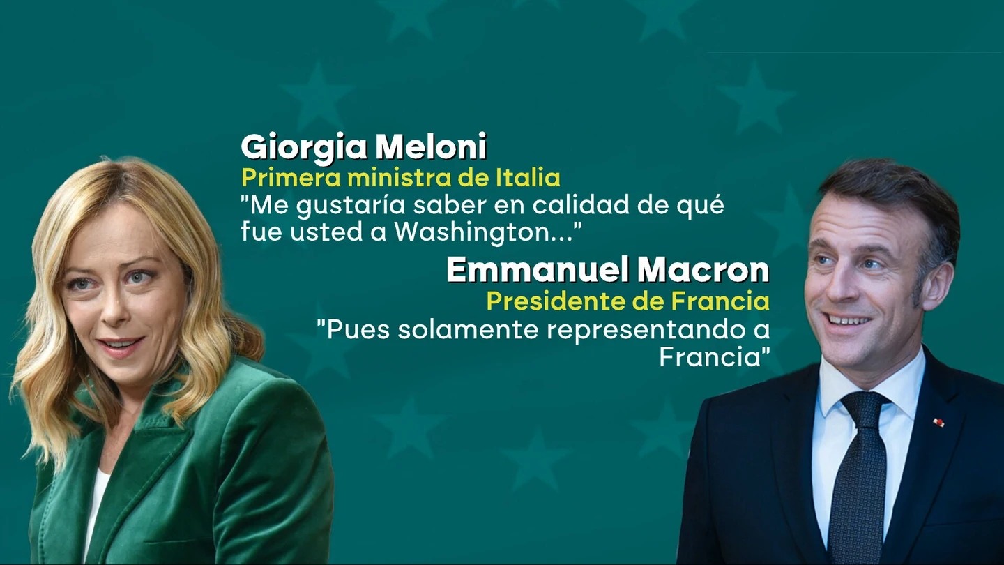 La pregunta de Meloni a Macron La pregunta de Meloni a Macron