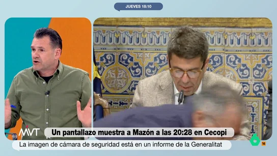 Iñaki López, sobre Mazón "El día más trágico de la historia de la Comunidad Valenciana y nadie sabe qué estaba haciendo" Más Vale Tarde analiza en este vídeo la imagen de Carlos Mazón entrando en el CECOPI a las 20:28 del día de la DANA, así como los motivos que habría detrás de esta nueva versión del president de la Generalitat.