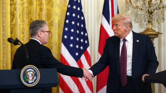 El primer ministro británico, Keir Starmer y el presidente de EEUU, Donald Trump El primer ministro británico, Keir Starmer y el presidente de EEUU, Donald Trump