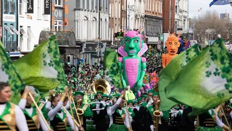 Desfile del Día de San Patricio en Dublín Desfile del Día de San Patricio en Dublín