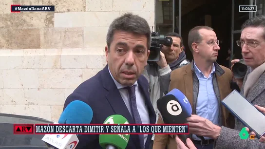 Mazón evita responder Mazón evita responder
