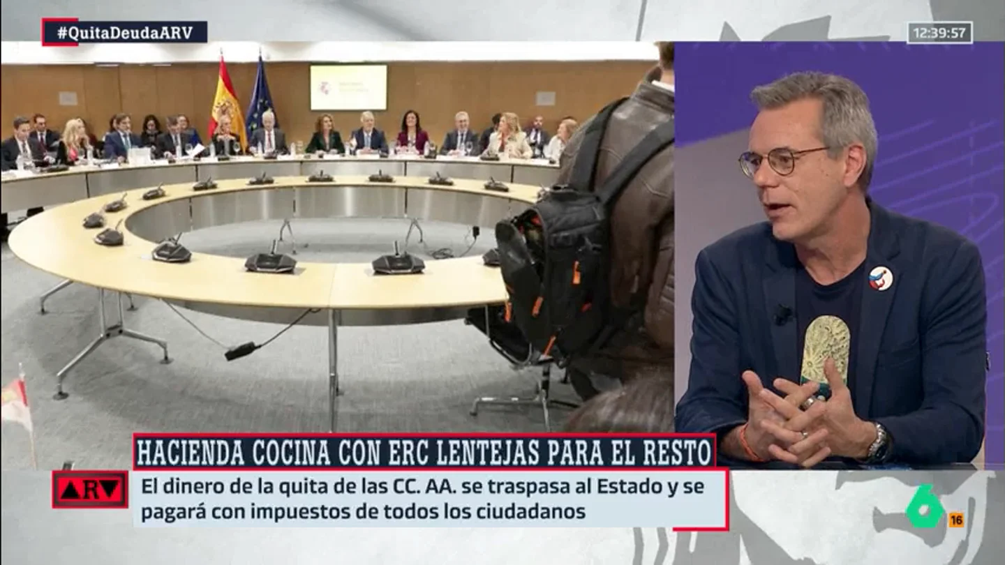 Pedro Vallín asegura que las CCAA del PP no pueden decir que 'no' a la quita: "Ayuso sí, porque le puede sacar rédito político y para ella es más importante que el dinero" Pedro Vallín asegura que las CCAA del PP no pueden decir que 'no' a la quita: "Ayuso sí, porque le puede sacar rédito político y para ella es más importante que el dinero"